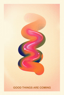RETRO GRAPHIC NO.17 / GOOD THINGS ARE COMING | Artbanx UK