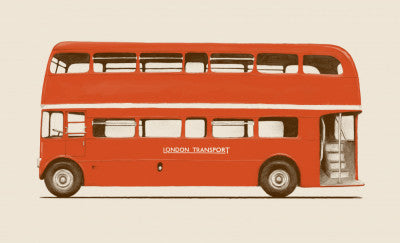 Red English Bus | Artbanx UK