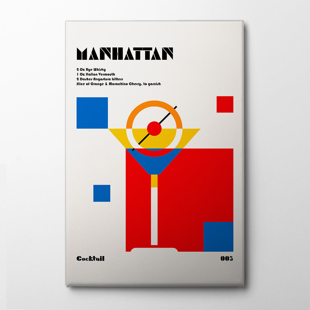 Manhattan Bauhaus Cocktail