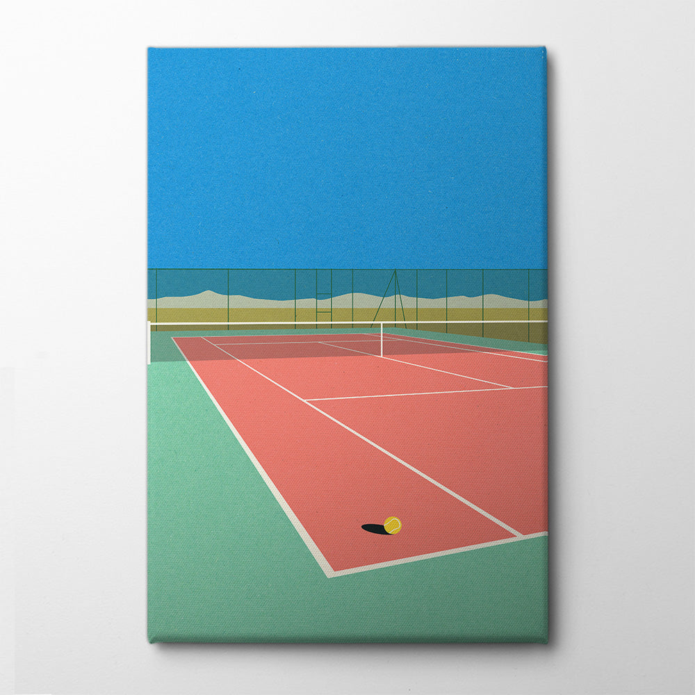 Tennis Court In the Desert
