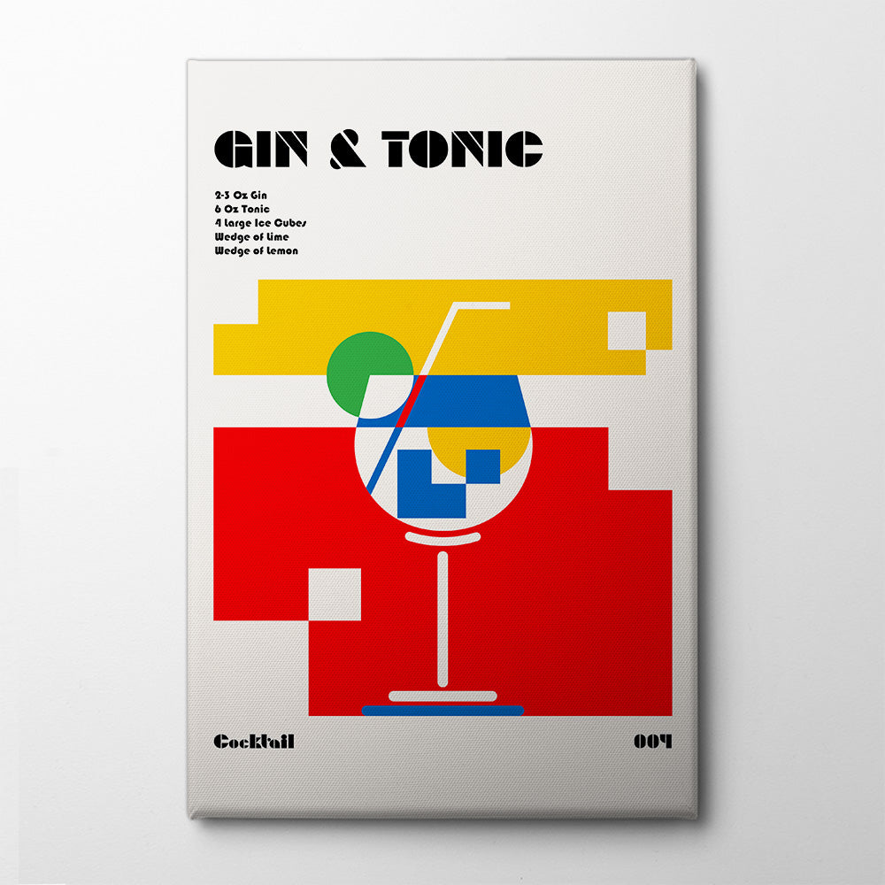 Gin & Tonic Bauhaus Cocktail