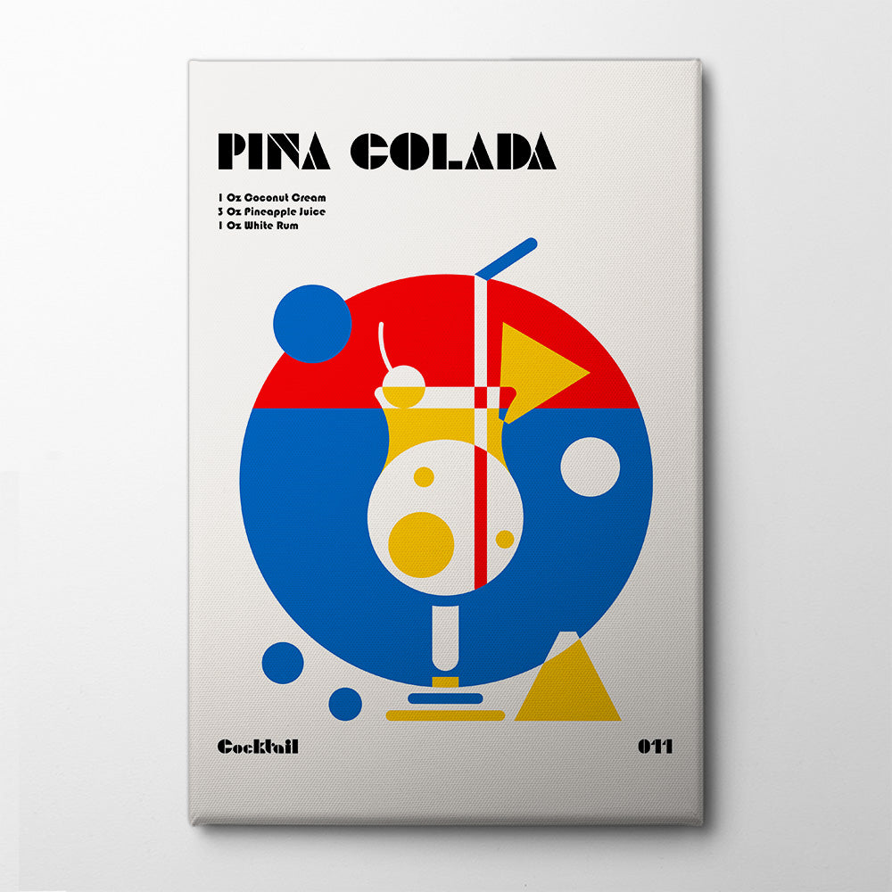 Pina Colada Bauhaus Cocktail
