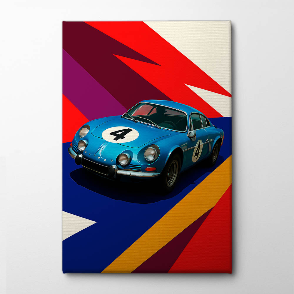 Monte Carlo Blue Canvas Print