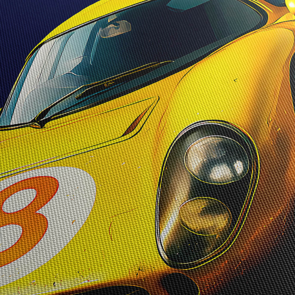 Italian Lightning Canvas Print Close Up