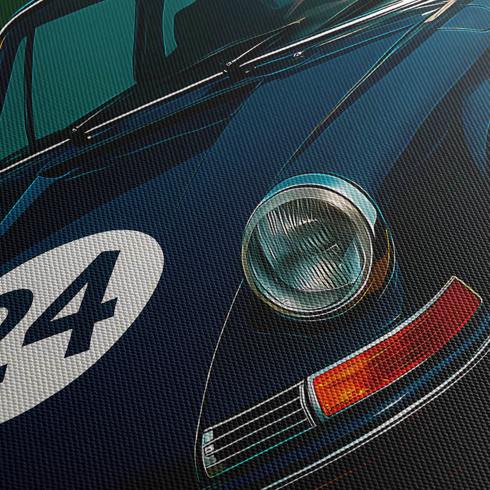 Emerald Apex Canvas Print Close Up