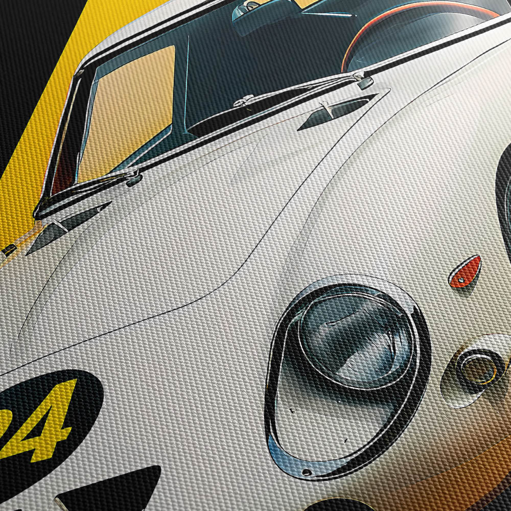 Black Flag 24 Canvas Print Close Up