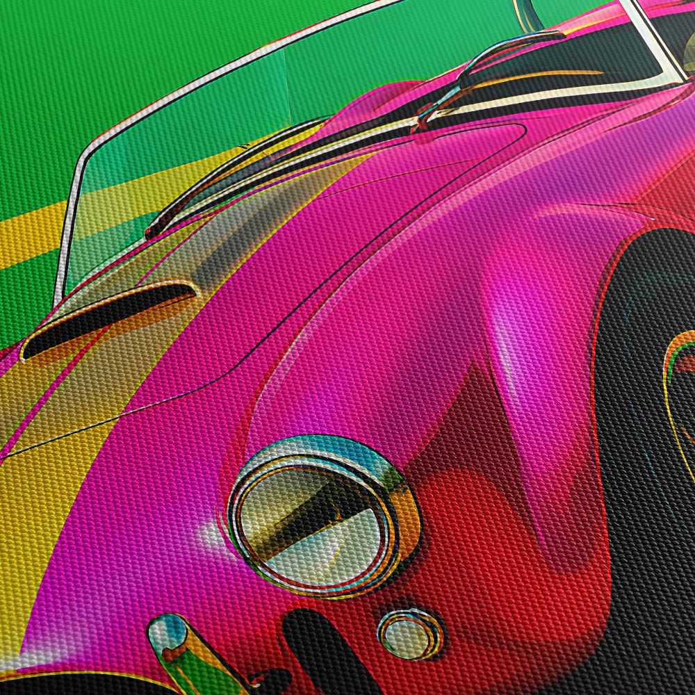Venom Pink Canvas Print Close Up
