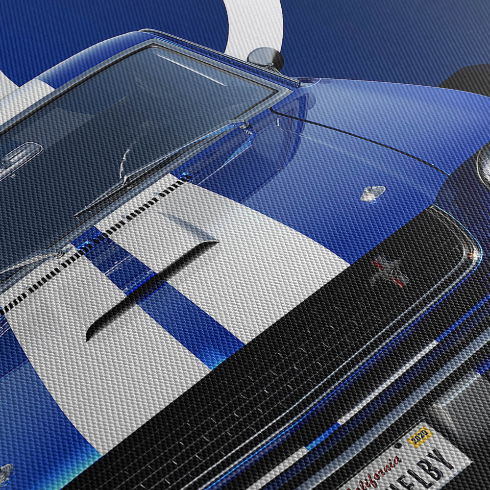 Route 66 Shelby Canvas Print Close Up