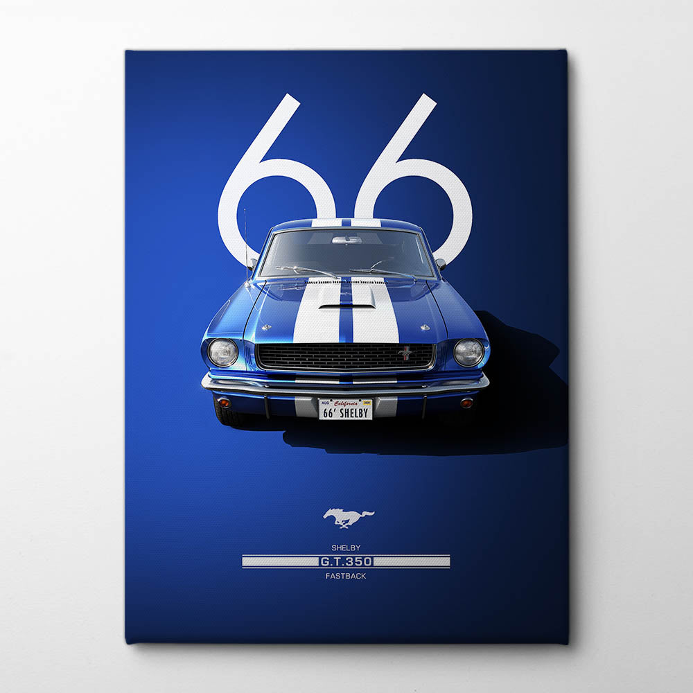 Route 66 Shelby Canvas Print
