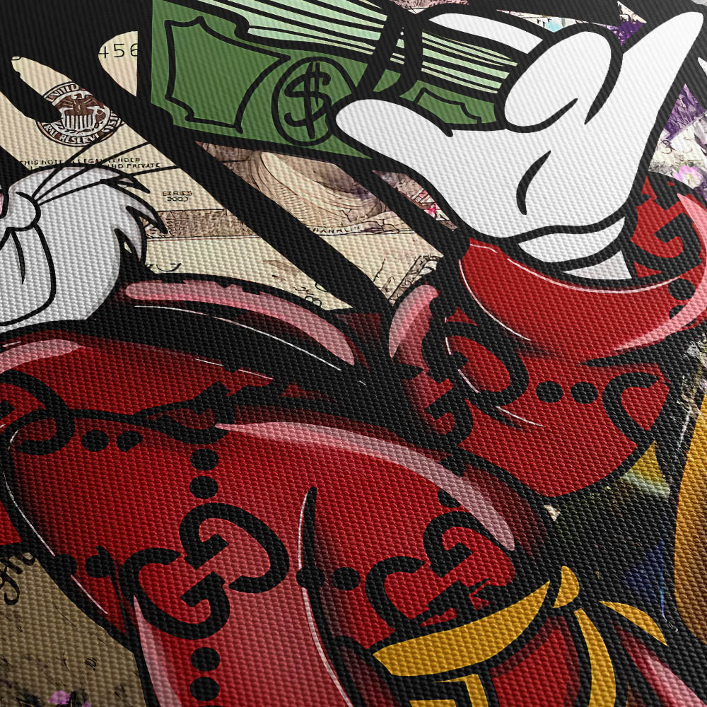 Self Made Canvas Print Close Up