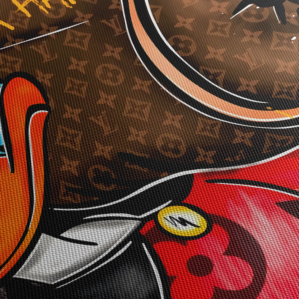 Work Smart Canvas Print Close Up