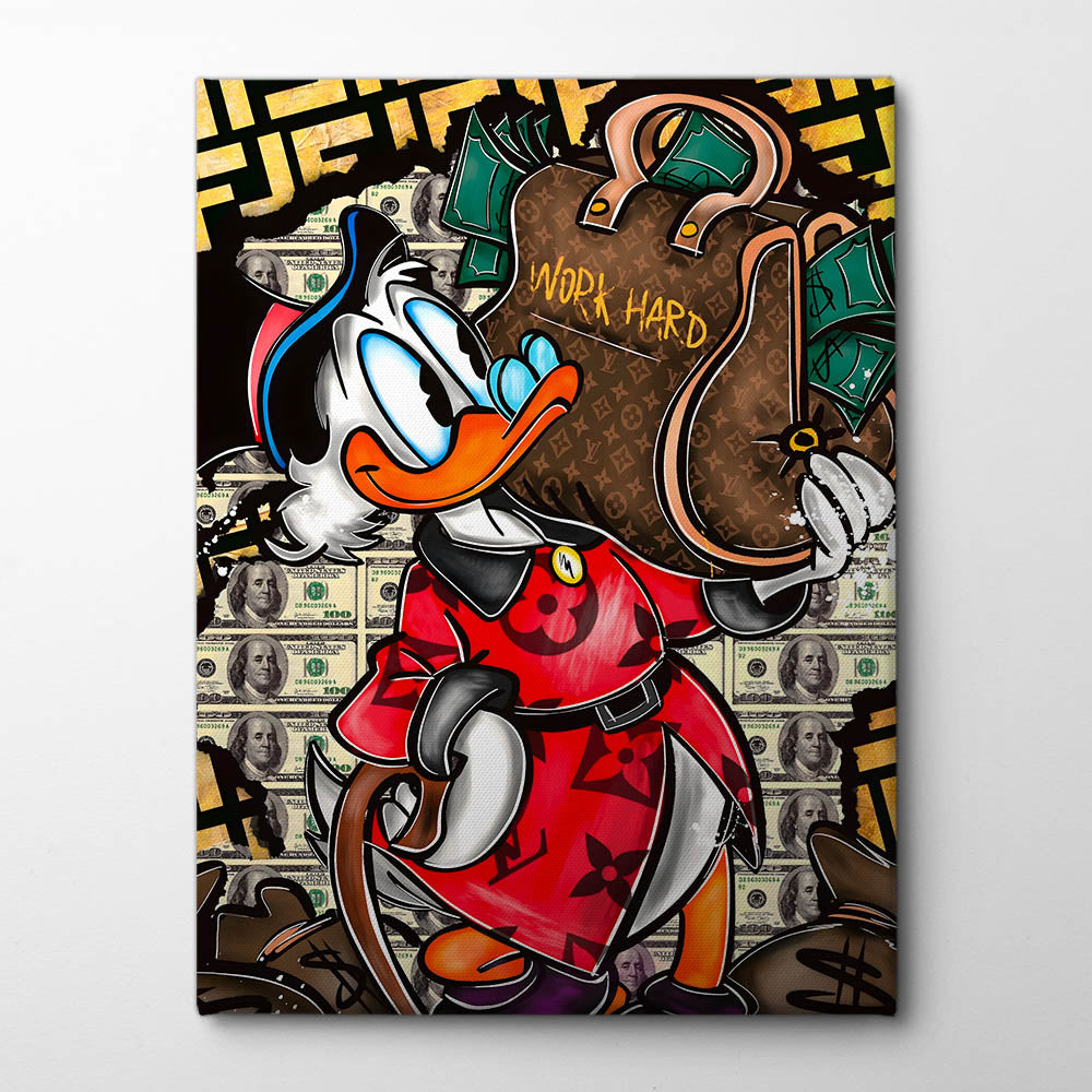 Work Smart Canvas Print