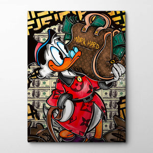 Work Smart Canvas Print