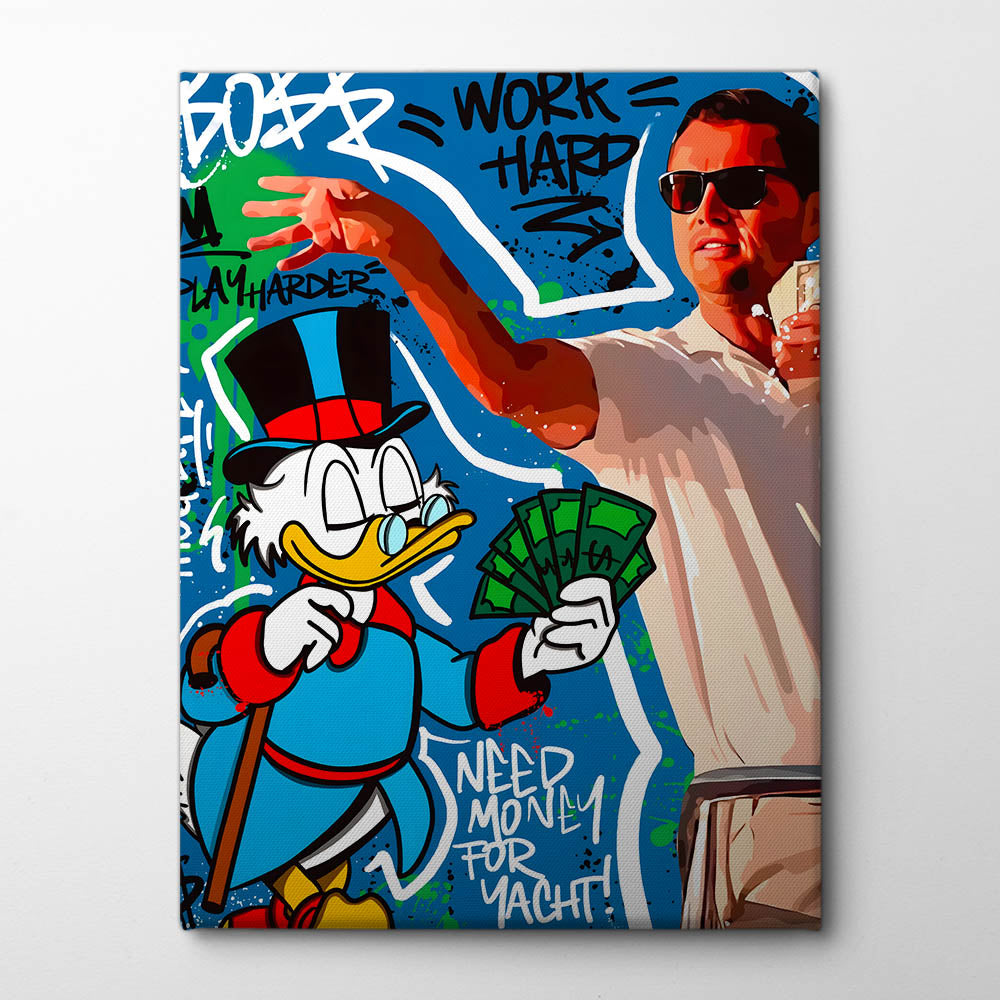Yacht Money Canvas Print