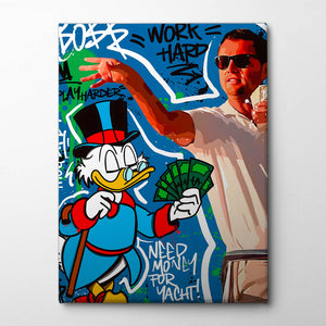 Yacht Money Canvas Print
