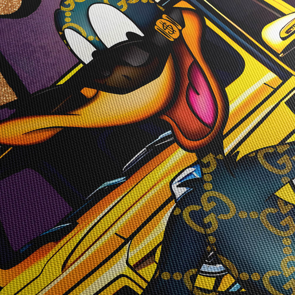 Like you Stole It Canvas Print Close Up