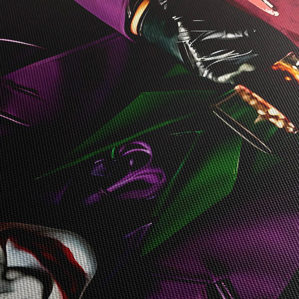 Poker Face Canvas Print Close Up