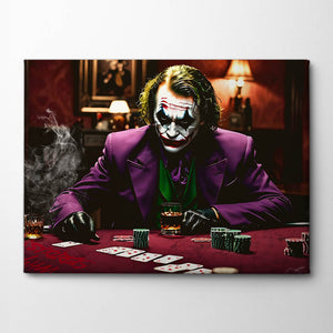 Poker Face Canvas Print
