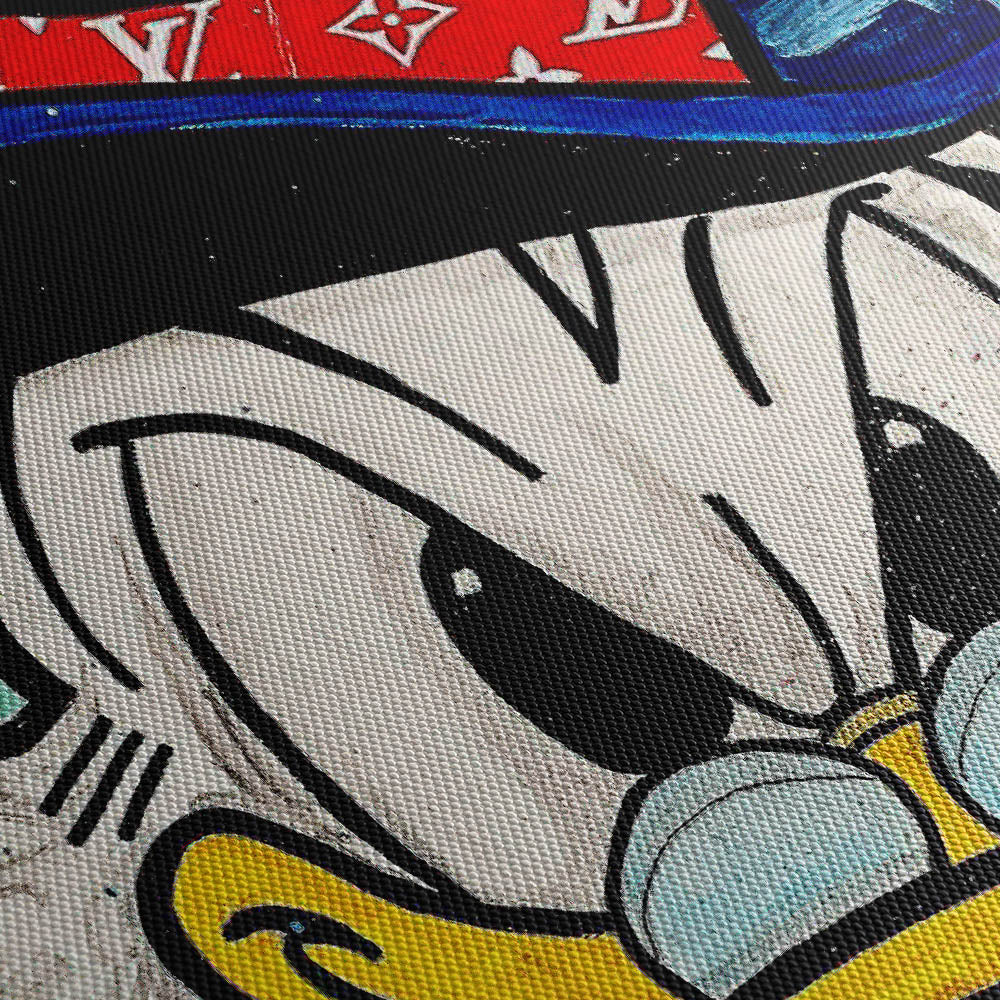 Monopoly Mindset Canvas Print Close Up