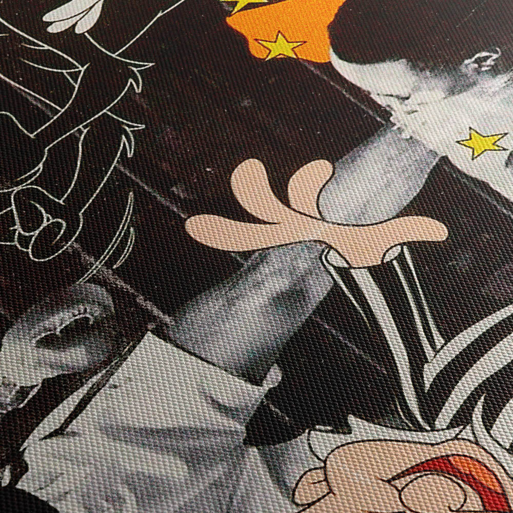 Knockout Canvas Print Close Up