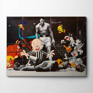 Knockout Canvas Print