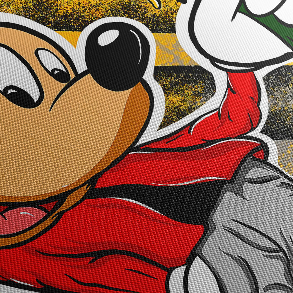 Champagne Mouse Canvas Print Close Up