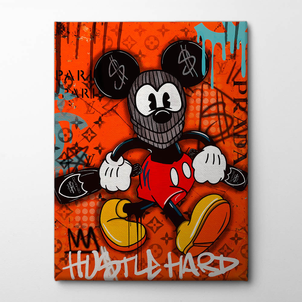 Hustle Hard Canvas Print