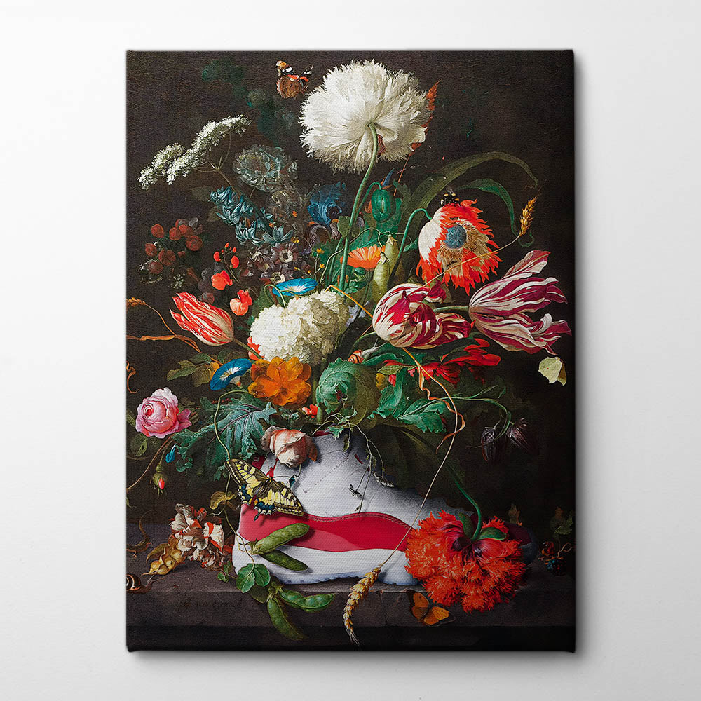 Floral Kicks Canvas Print