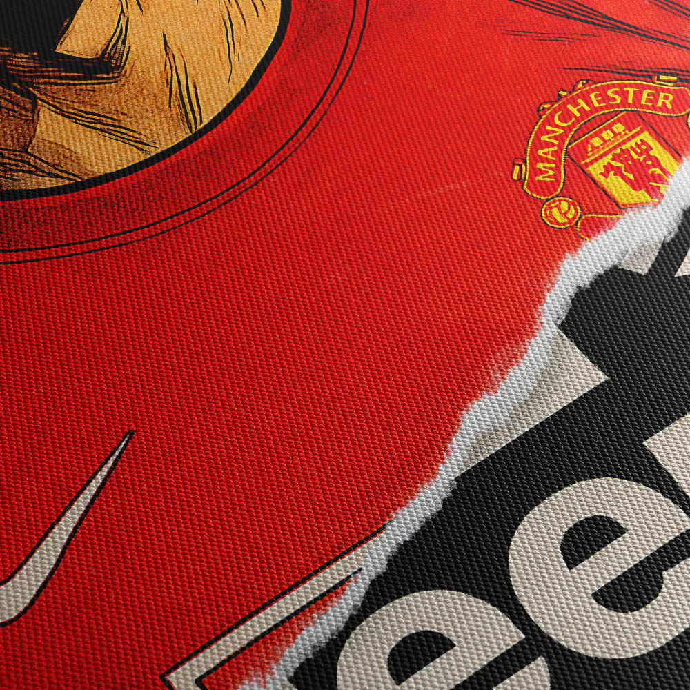 The Relentless Canvas Print Close Up