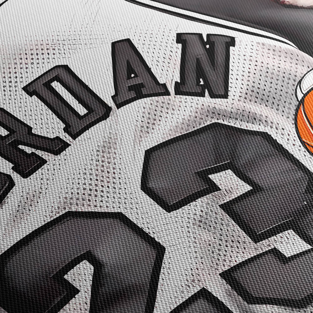 His Airness Canvas Print Close Up