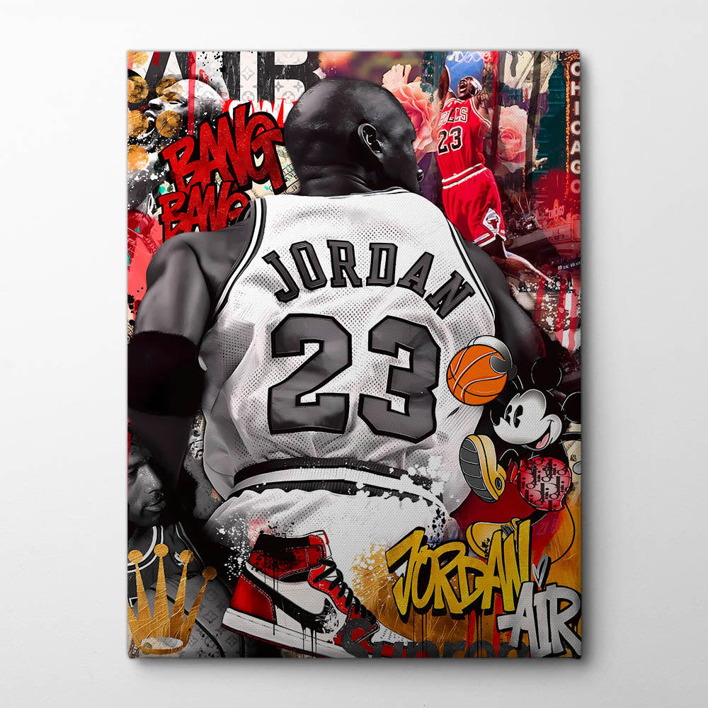 His Airness Canvas Print
