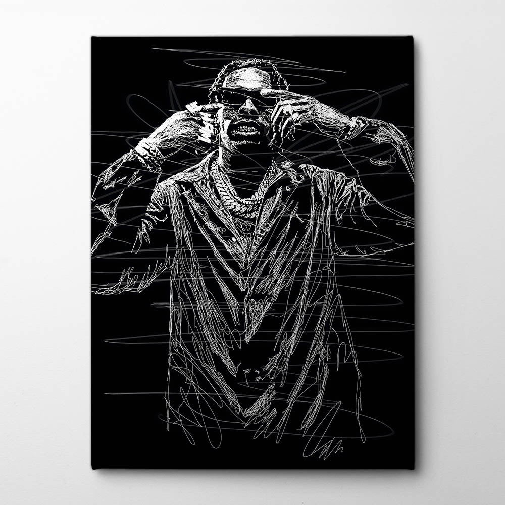 Midnight Icon Canvas Print