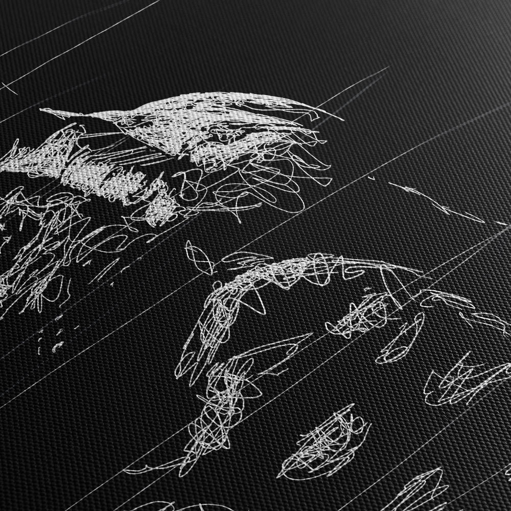 Everyone has a plan Canvas Print Close Up