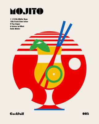 Mojito Bauhaus Cocktail | Artbanx UK