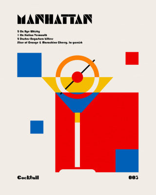 Manhattan Bauhaus Cocktail | Artbanx UK
