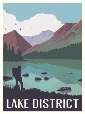 Lake District Travel Print | Artbanx UK